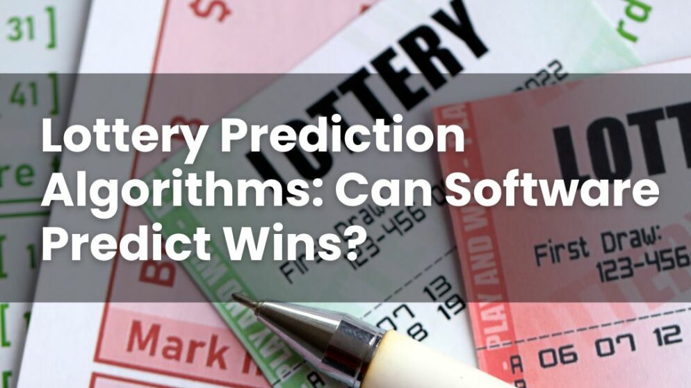 Lottery Prediction Algorithms: Can Software Predict Wins?