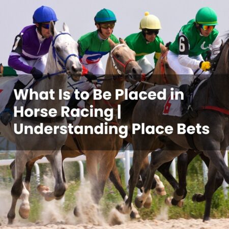What Is to Be Placed in Horse Racing | Understanding Place Bets