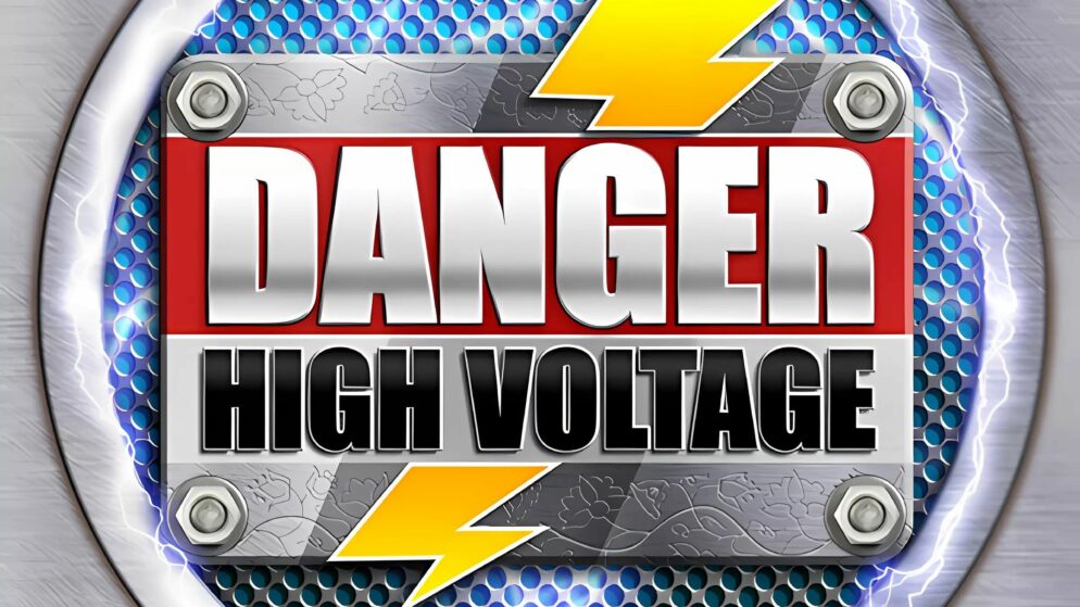 Danger High Voltage Slot